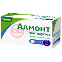 Алмонт таблетки жевательные 5мг №98