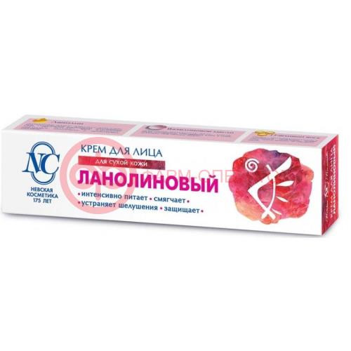 Невская косметика крем для лица 40мл ланолиновый д/сух кожи