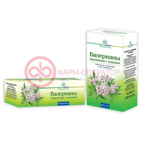 Валерианы корневища и корни измельченные 50г