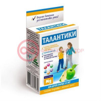 Талантики конфеты 70г йогуртовые успокаивающ. яблочный сок