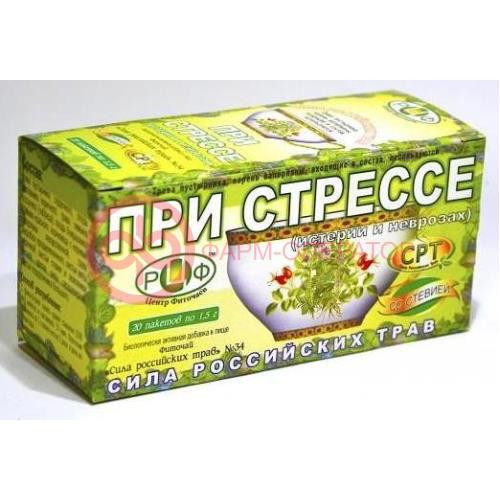 Сила российских трав №34 фиточай 1,5г №20 при стрессе