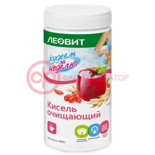 Леовит худеем за неделю кисель 400г очищающий Леовит худеем за неделю кисель 400г очищающий