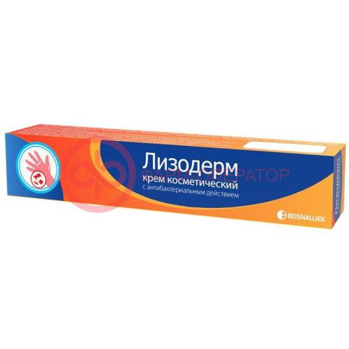 Лизодерм крем 15г косметич с а/бактер действ д/дет/взр Лизодерм крем 15г косметич с а/бактер действ д/дет/взр